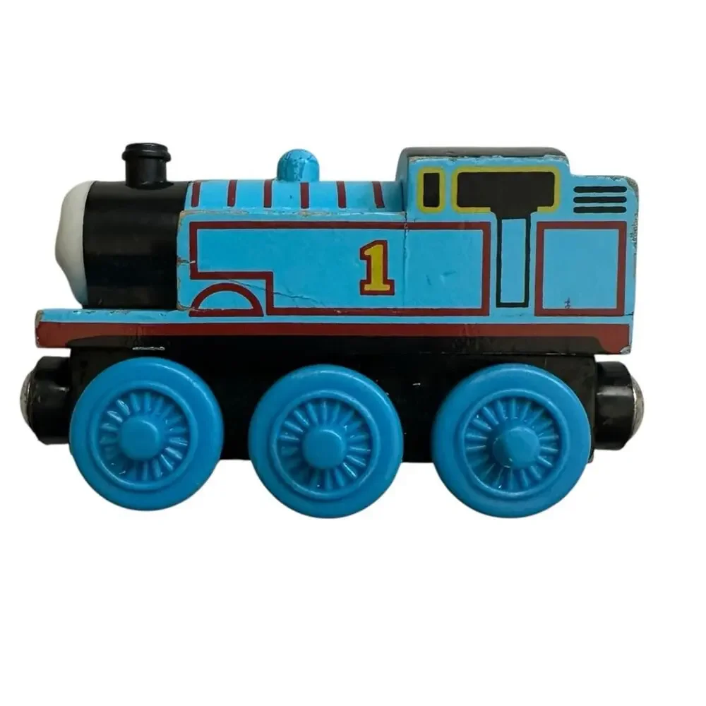 Vintage 2001 Thomas & Friends Conductor Shed Engine Wooden Tracks Set 24 Pc